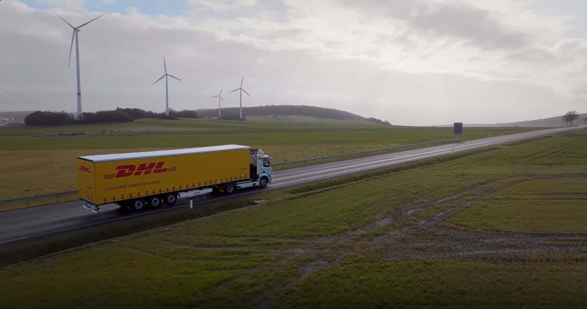 DHL Freight tests the eActros